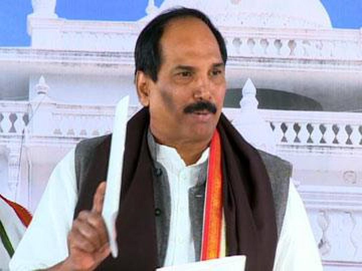 Uttam Kumar slams KCR over TRS governments rule